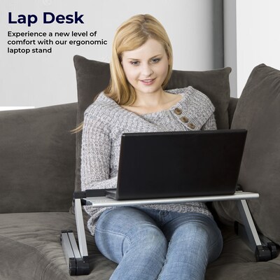 Uncaged Ergonomics WorkEZ Cool Laptop Riser Silver (WECs)