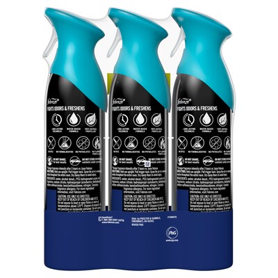 Febreze Air Mist Air Freshener Spray, Unstopables Fresh Scent, 8.1 oz., 3/Pack (5570/3401)