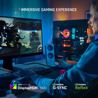 ViewSonic 32 4K Ultra HD 144Hz LED Gaming Monitor, Black (XG321UG)