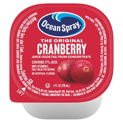 Ocean Spray Cranberry Juice Cocktail, 4 oz., 48/Case (700)