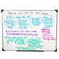 Mind Reader Dry-Erase Whiteboard Wall Mount With Eraser Marker Shelf, 36" x 48" (OFFBOARD-WHT)