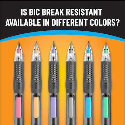BIC Break Resistant Mechanical Pencil, 0.7, #2 Medium Lead, 4/Pack (MV7PRP4-BLK)