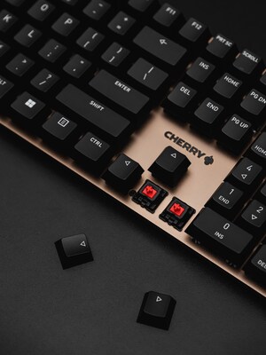 Cherry KC 200 MX Mechanical Keyboard, Black/Bronze (G80-3950LHBUS-2)