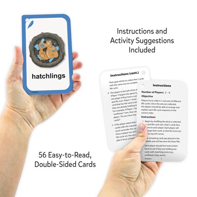 Edupress Go Fish: Life Cycles Flash Cards, 6/Bundle (TCR62321-6)