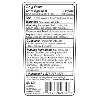 Dial Liquid Hand Soap, 7.5 oz. (DIA82834)