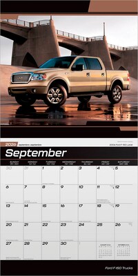 2026 BrownTrout Ford F150 Trucks 12" x 12" Monthly Wall Calendar (9798330701636)
