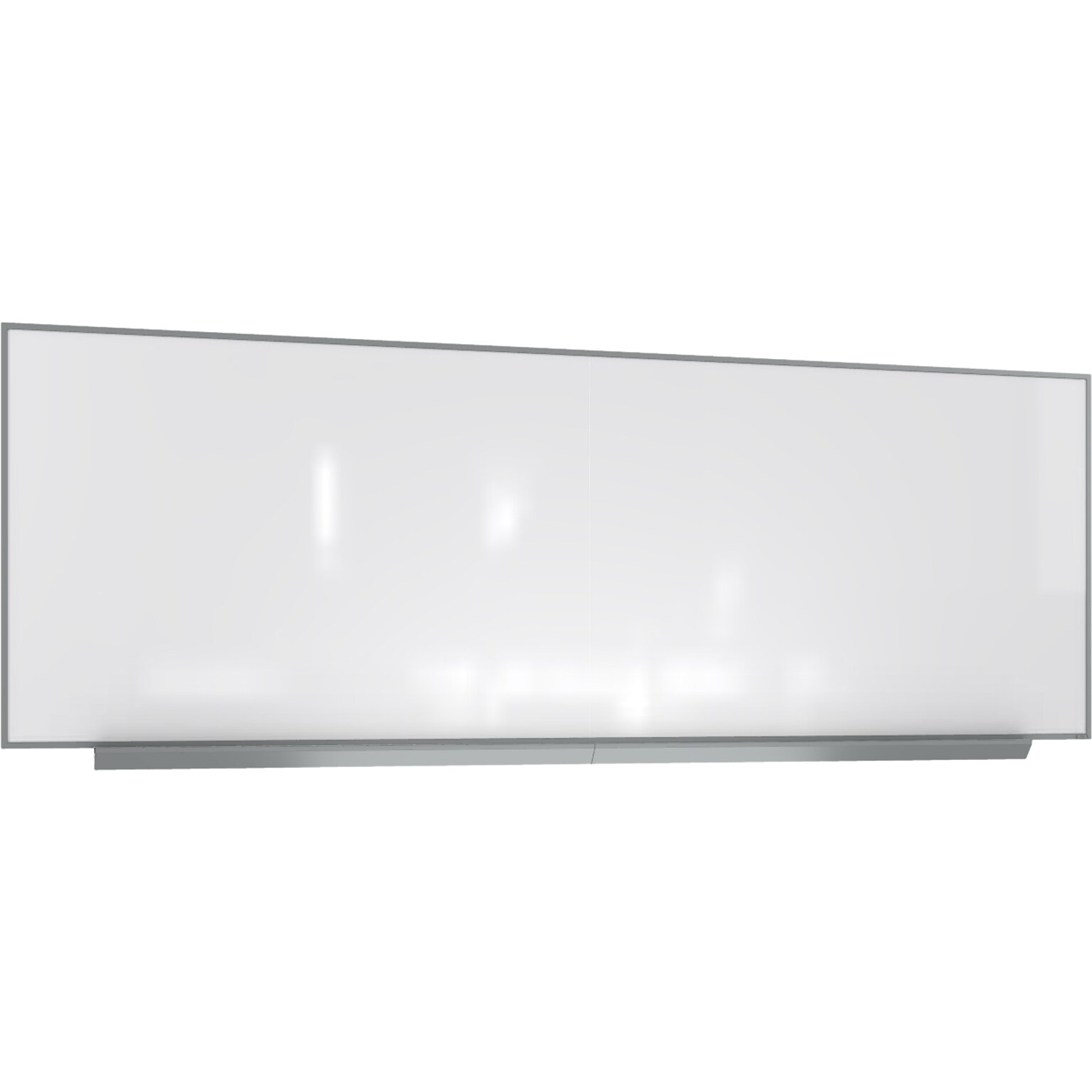Ghent M1 Porcelain Dry-Erase Whiteboard, Anodized Aluminum Box Frame, 4 x 16 (A2M416)