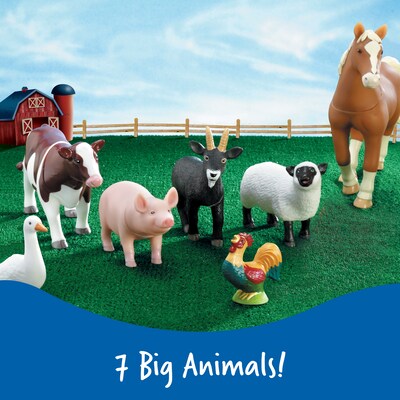 Learning Resources Jumbo Farm Animals, Set of 7 (LER0694)