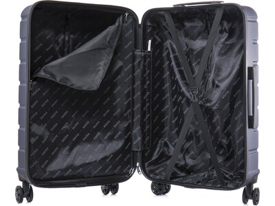InUSA Trend 20" Hardside Carry-On Suitcase, 4-Wheeled Spinner, TSA Checkpoint Friendly, Blue (IUTRE00S-BLU)