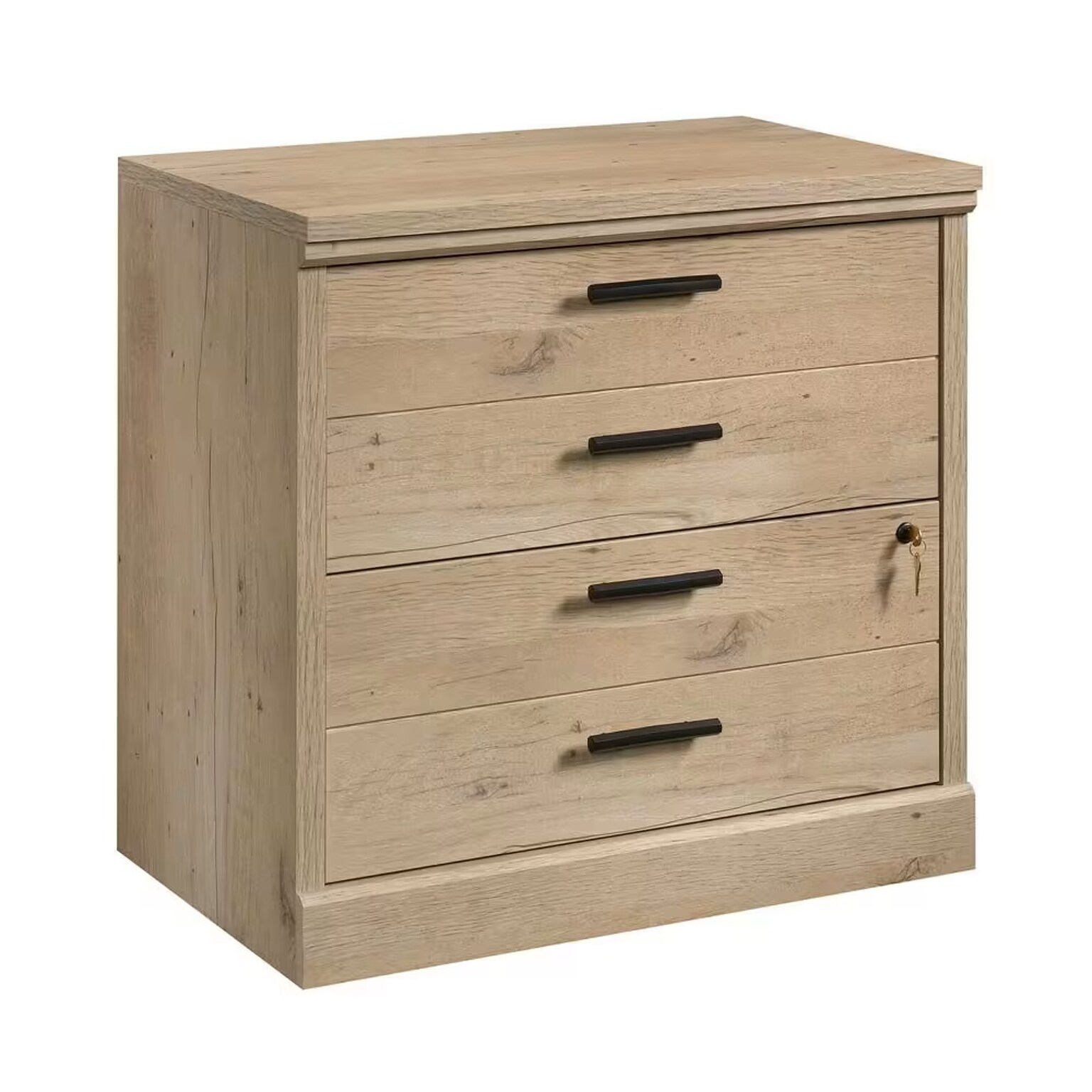 Sauder Aspen Post 2-Drawer Lateral File Cabinet, Letter/Legal Size, Lockable, 30H x 31W x 19D, Prime Oak (427013)