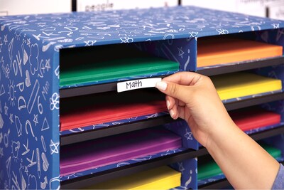 Bankers Box Classroom collection, 15-Compartment Literature Organizers, 28.5" x 12.375", Blue (3384301)