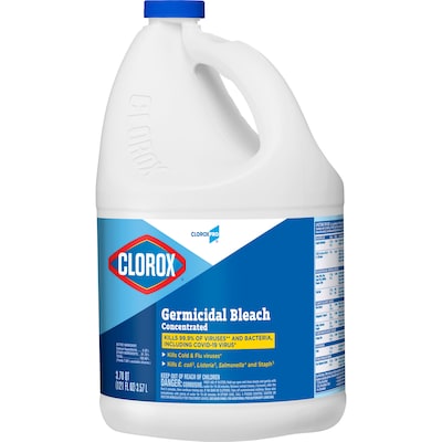 Clorox CloroxPro Germicidal Concentrated Bleach, 121 oz., 3/Carton (30966CT)