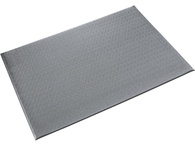 Crown Mats Comfort-King Anti-Fatigue Mat, 36 x 144, Steel Gray (CK 0312GY)