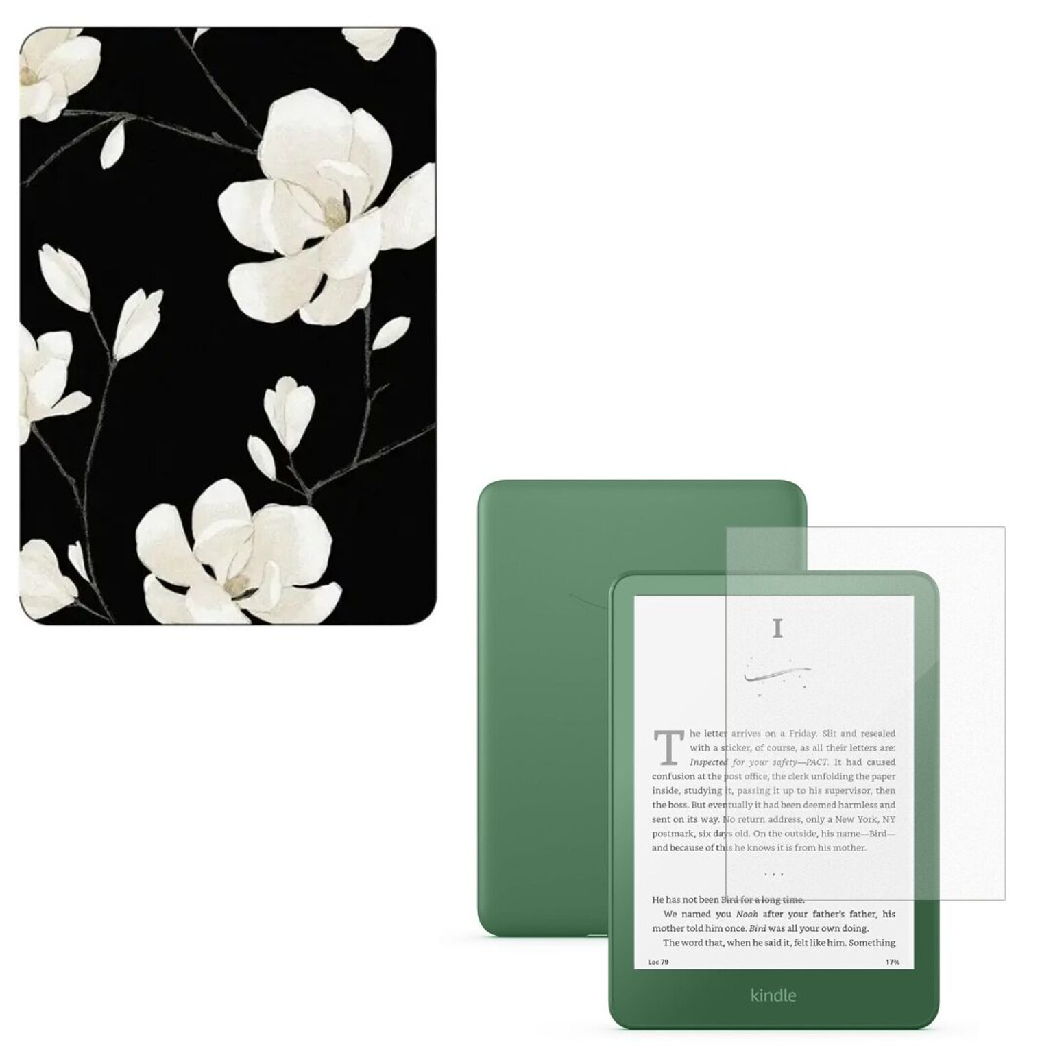 SaharaCase Venture TPU 7 Folio Case & Screen Protector for Kindle, Desert Flower (TB00446-ZD-T70)