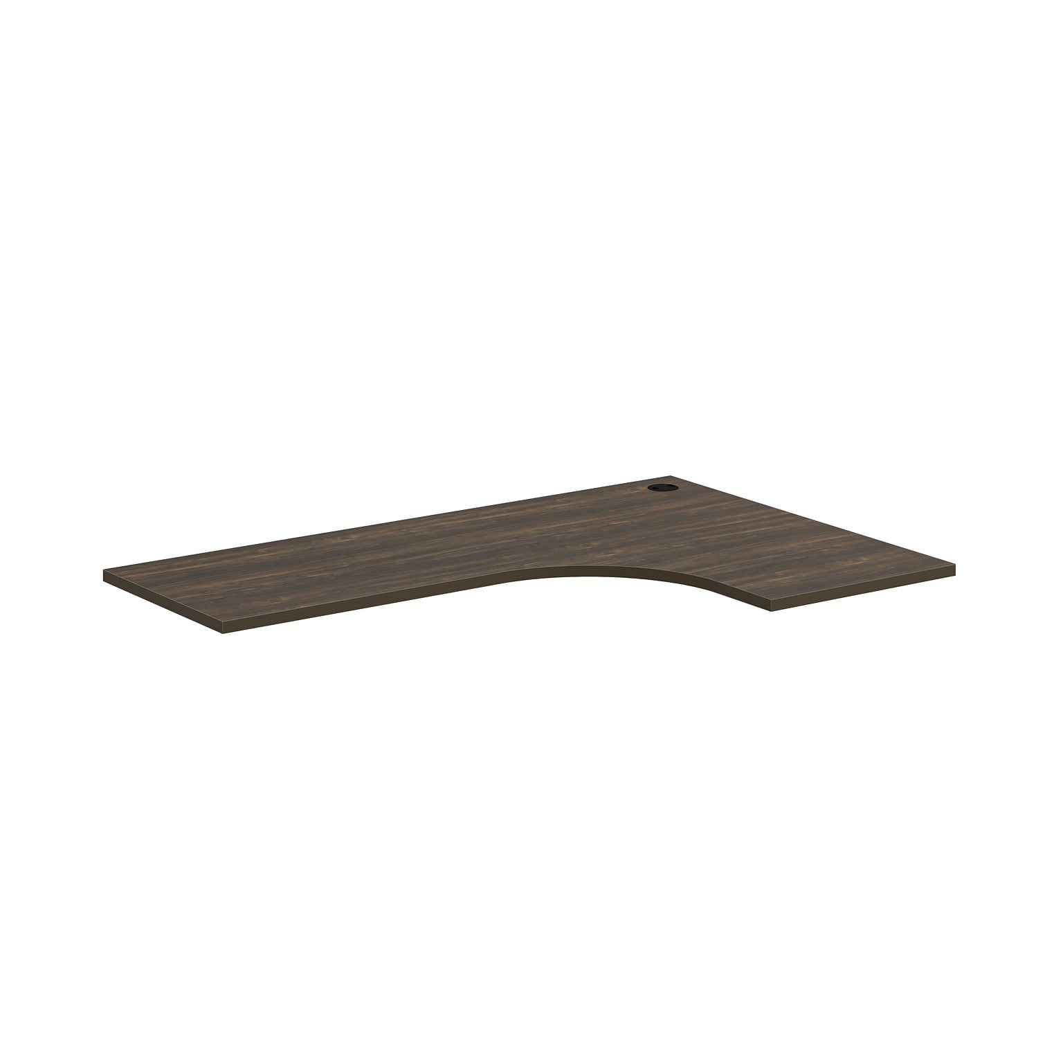 HON Coordinate Corner Cove Worksurface, Left Hand, Florence Walnut Laminate (HONTC74824LFW1P)