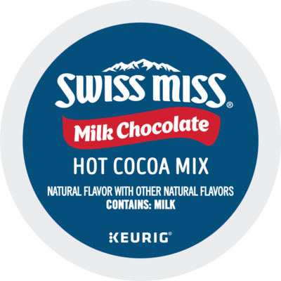 Swiss Miss Chocolate Hot Cocoa, Keurig® K-Cup® Pods, 88/Carton (12528)