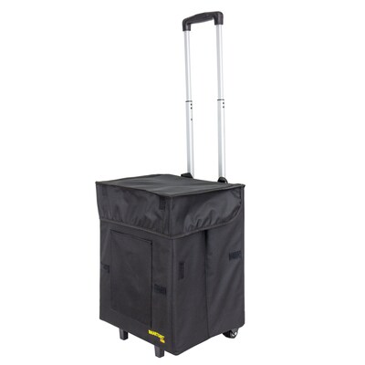 Dbest Bigger Smart Cart Pro Collapsible Rolling Cart, Black (01-854)