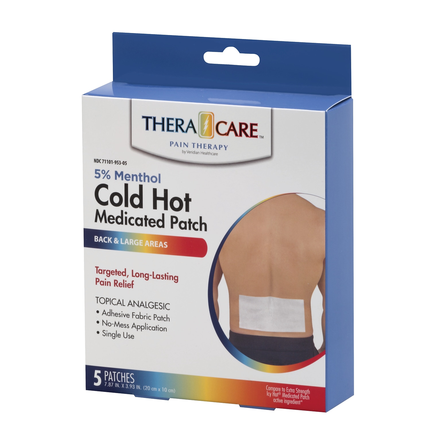 TheraCare 5% Menthol Medicated Hot & Cold Patch (24-952)