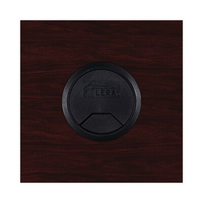 Alera Valencia Series U and L Groupings in Mahogany, Reversible Return/Bridge Shell, 48"W (ALEVA354824MY)