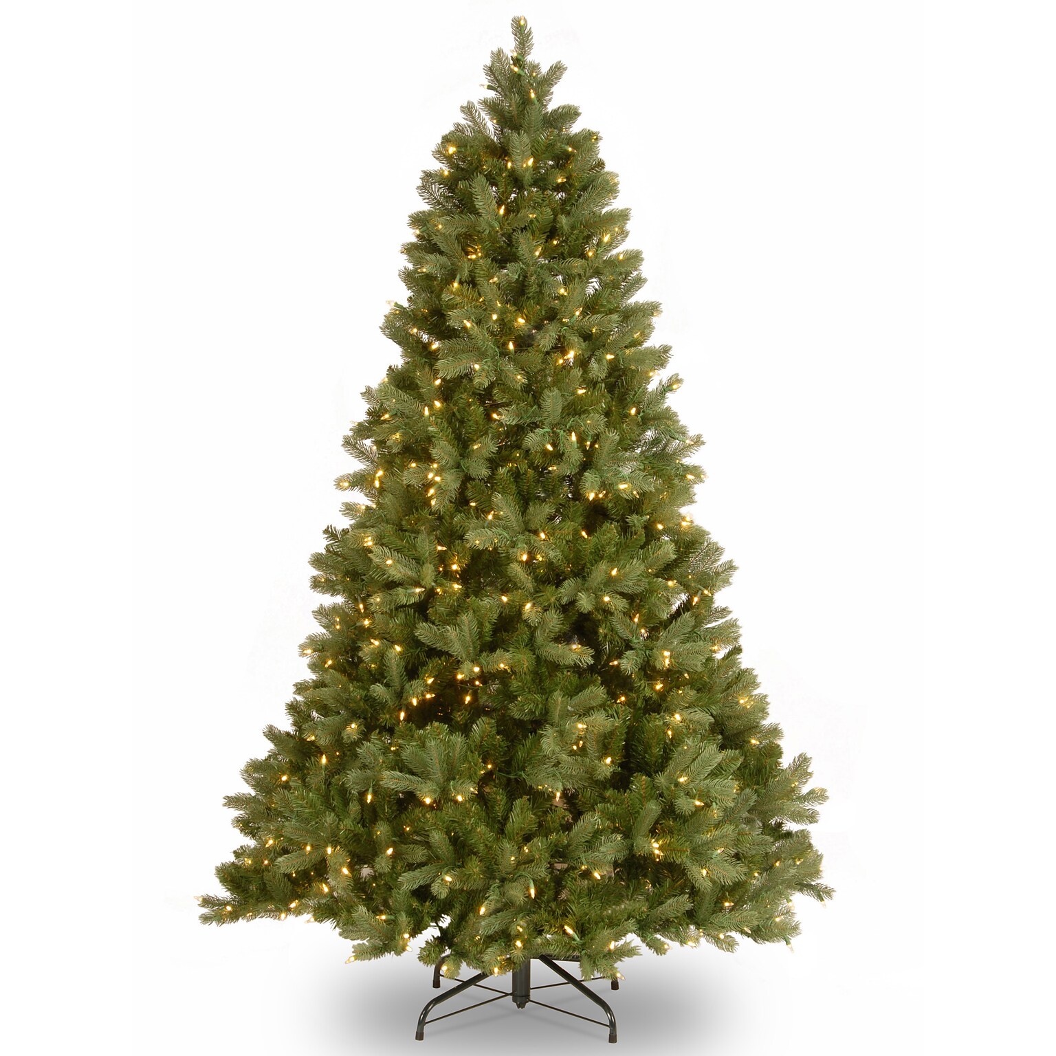 National Tree Company Downswept Douglas Fir Artificial Christmas Tree, 7 ft., Clear Lights (PEDD1-312-70)