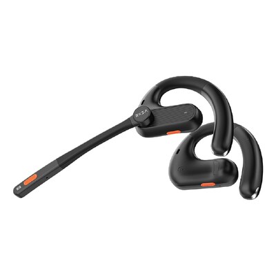EKSAtelecom S30 Bluetooth Open-Ear Air-Conduction Headset with Microphone, True Wireless with Charging Case, Black (T-QM01-01)