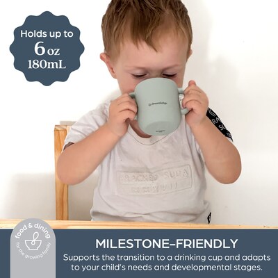 Dream Baby Kids Cup Snack Container, Seafoam Green (DB-L5032A)