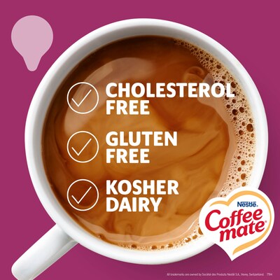 NESTLE COFFEE MATE Coffee Creamer Salted Caramel Chocolate Flavor, Liquid Creamer Singles, 0.375 fl oz, 50 Count.