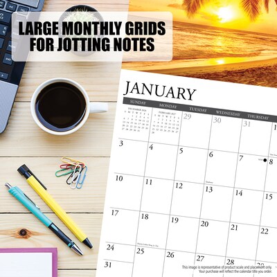 2027 Willow Creek Multi 12" x 12" Monthly Wall Calendar, Assorted Colors (61923)