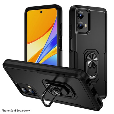 SaharaCase Raider Series Rugged Case for Motorola G 5G (2024), Shock Absorbing, Scorpion Black (CP00567)