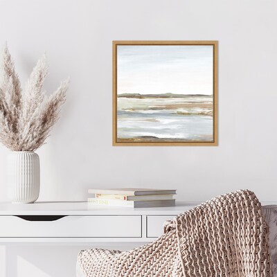 Amanti Art Vastness I (Landscape) by Eva Watts Framed Canvas Wall Art Print, 16" x 16" (A42675376581)