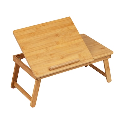Mind Reader 12 x 19.75 Lap Desk/Laptop Stand With Folding Legs, Brown (BEDTRAYBM-BRN)