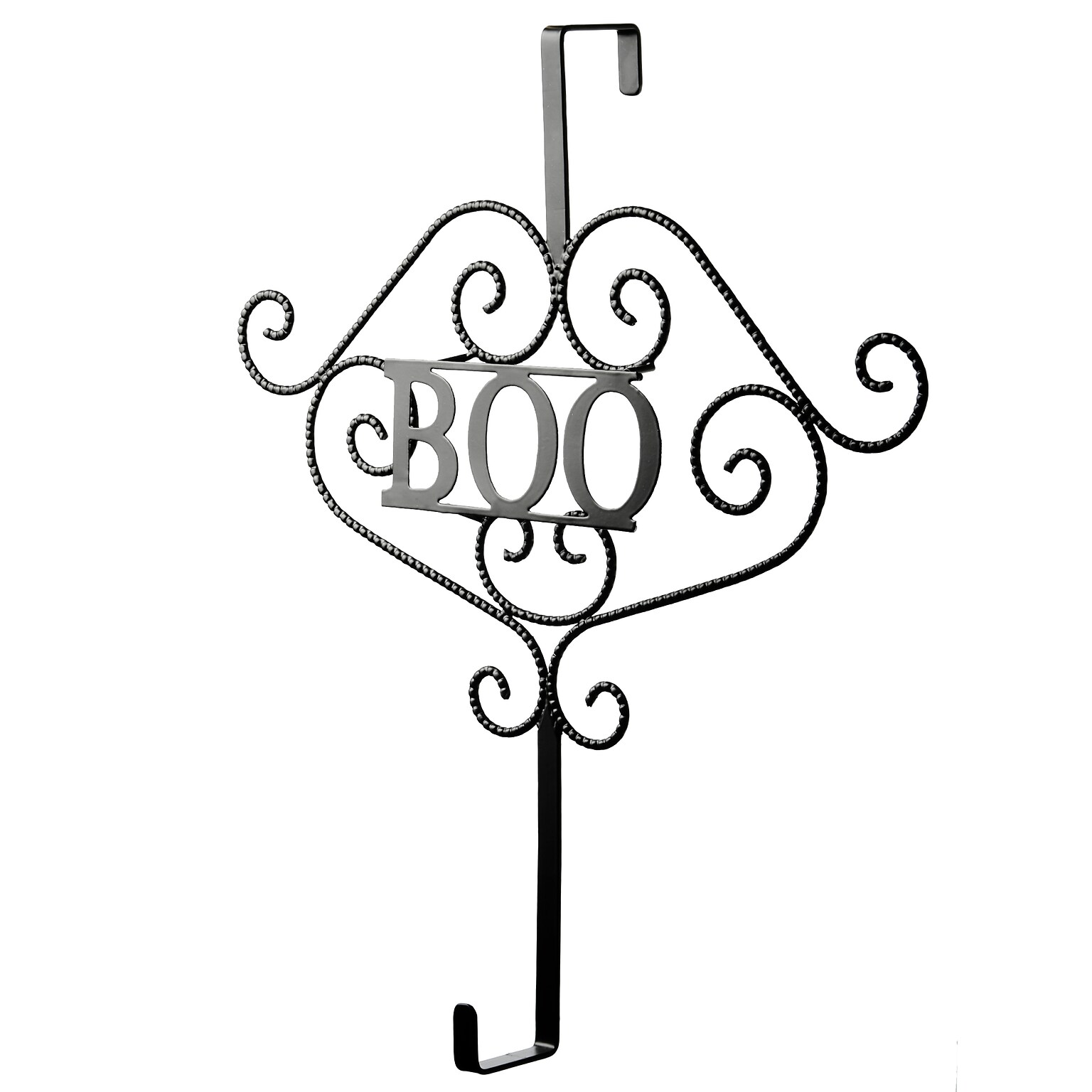 National Tree Company 17 Halloween “BOO Wreath Hanger (CI58-22253-1)
