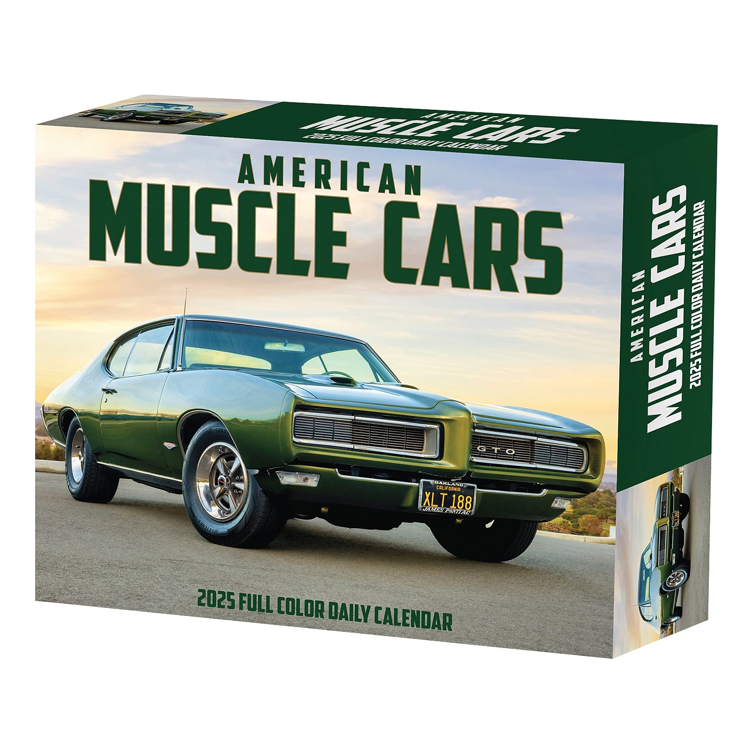 2025 Willow Creek American Muscle Cars 5.86 x 4.72 Day-to-Day Calendar (40584)