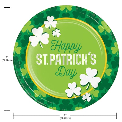 Say Hooray! Irish Wishes St. Patrick’s Day Tableware Kit, Mulitcolored, 49/Pack (DTC9625E2A)