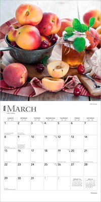 2026 BrownTrout Kitchen 12" x 12" Monthly Wall Calendar (9798330704071)