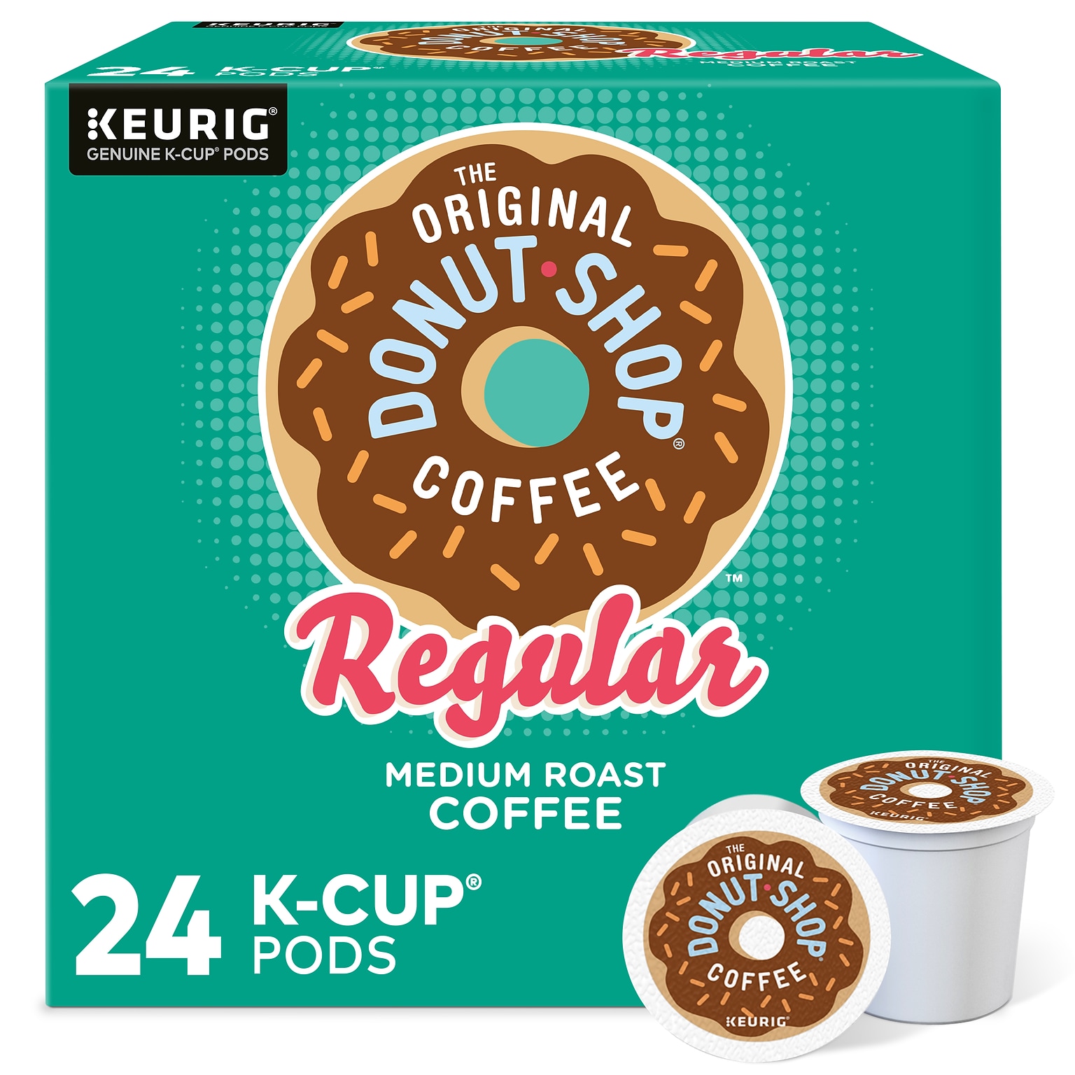 Coffee People Donut Shop Coffee Keurig® K-Cup® Pods, Medium Roast, 24/Box (60052-101)