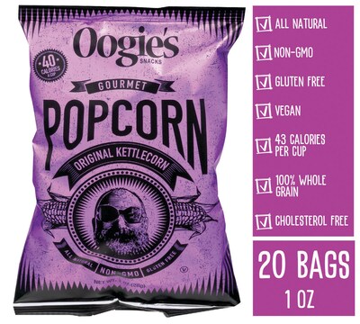 Oogie's Snacks Original Kettlecorn Popcorn, 1 oz., 20 Bags/Box (856856001193)