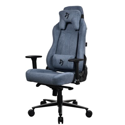 Arozzi Vernazza SoftFabric Ergonomic Racing Gaming Chair, Blue (VERNAZZA-SFB-BL)