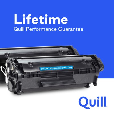 Quill 414X Remanufactured Black Cyan Magenta Yellow High Yield Toner Cartridge Replacement for HP 414X, 4/PK (QUL414XRBCMYR)