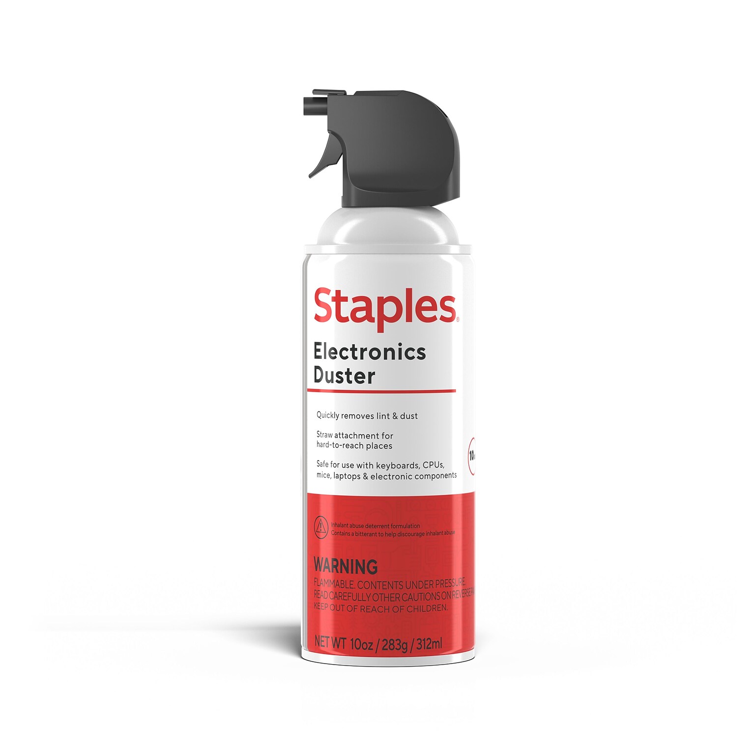 Staples®  Electronics Air Duster, 10 oz. (SPL10ENFR-1)