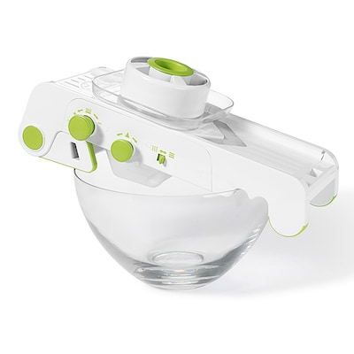 Starfrit Cubing Pro Mandoline Slicer, White & Green (092917-001-0000)