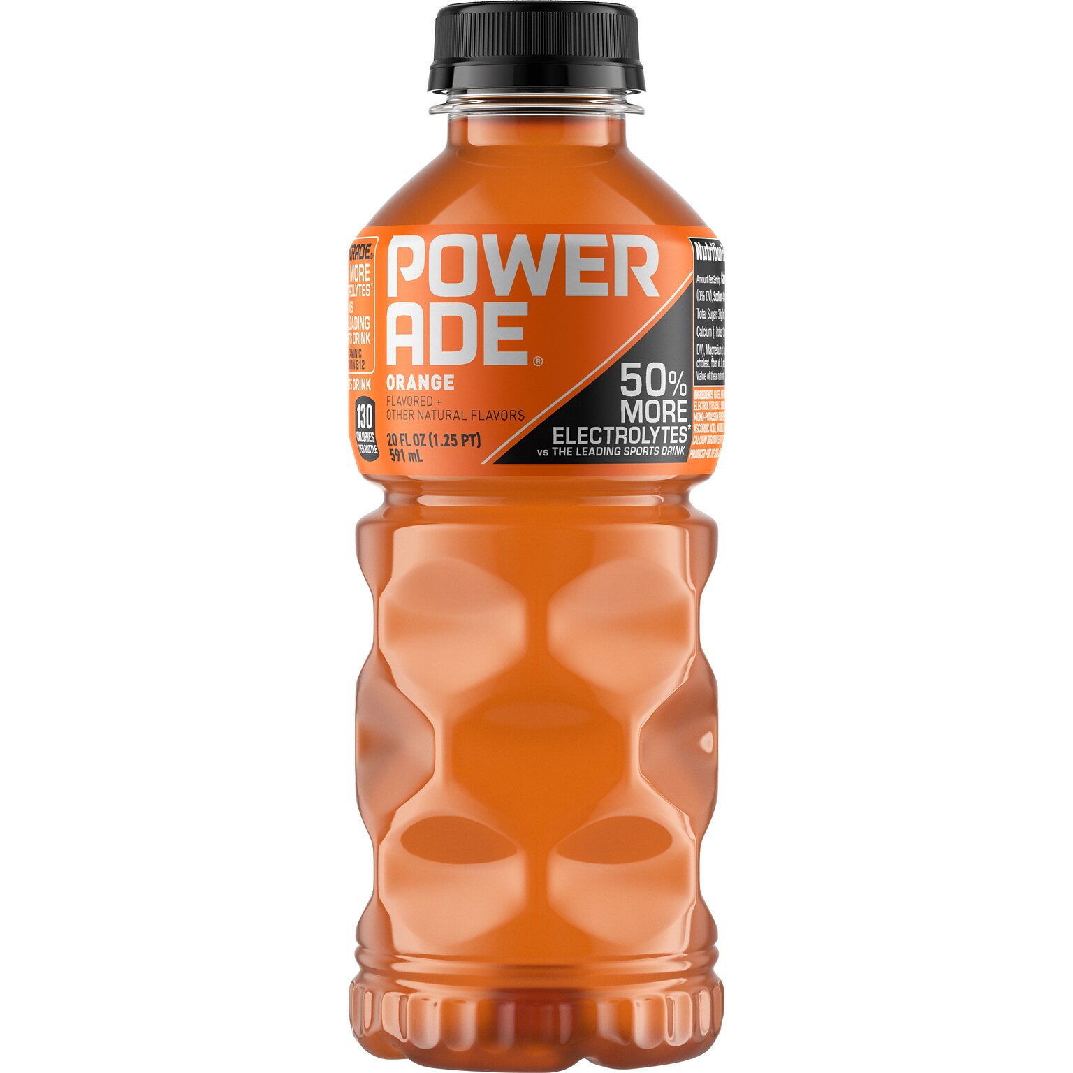 Powerade Orange Sports Drink, 20 oz., 24 Bottles/Pack (49000147148)