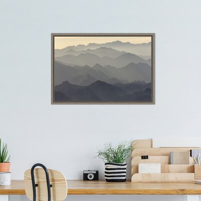 Amanti Art Santa Monica Mountains by Rob Sheppard Danita Delimont Framed Canvas Wall Art Print, 23