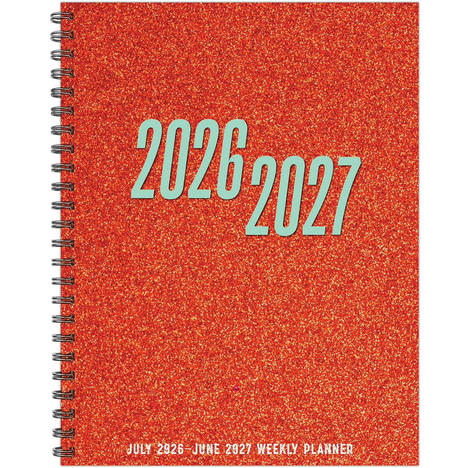 2026-2027 Willow Creek 8.5 x 11Academic Weekly & Monthly Planner, Swifty Sparkle Orange (65518)