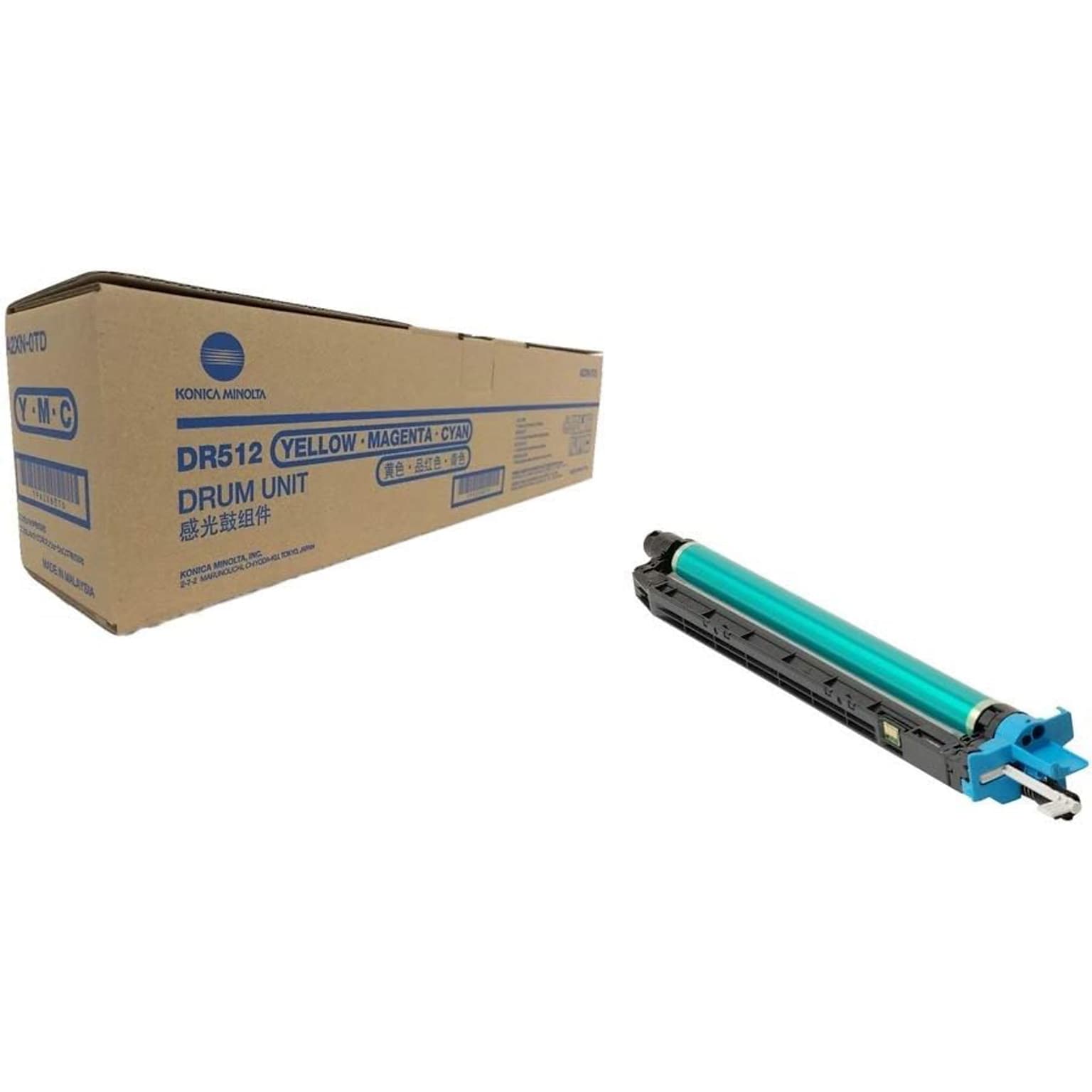 Konica Minolta DR512 Tri-Color Standard Yield Drum Unit (A2XN0TD)