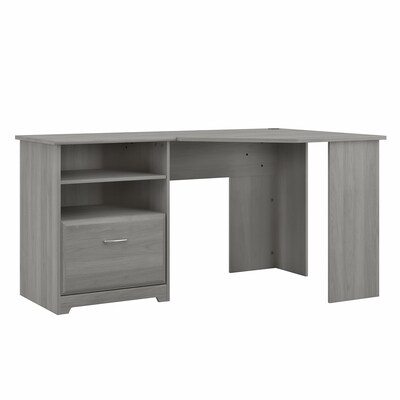 Bush Furniture Cabot 60" Corner Desk, Modern Gray (WC31315-03K)