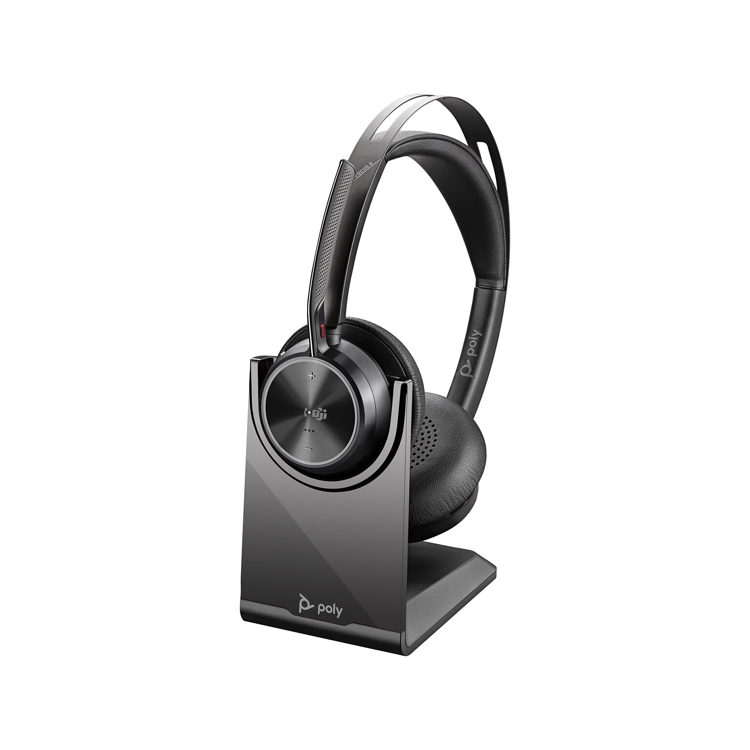 Poly Voyager Focus 2 Wireless Noise Canceling Bluetooth Stereo Headset, MS Certified (9T9J6AA#AC3)