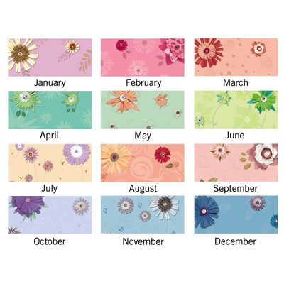 2027 AT-A-GLANCE Paper Flowers 21.75" x 17" Monthly Desk Pad Calendar, Pink/Brown (5035-27)