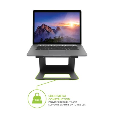 Kanto Ergonomic Universal Riser Laptop Stand, Black (LE1)