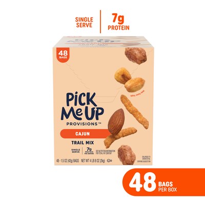 Pick Me Up Provisions™ Cajun Trail Mix, 1.5 oz., 48 Bags/Box (PM63389)